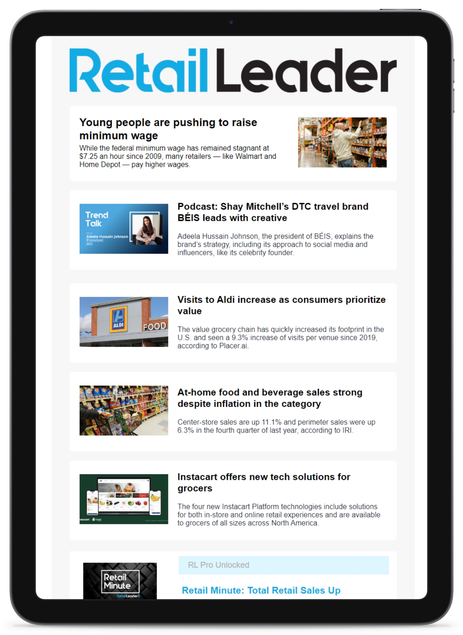 iPad Retail Leader Trend Watch Content